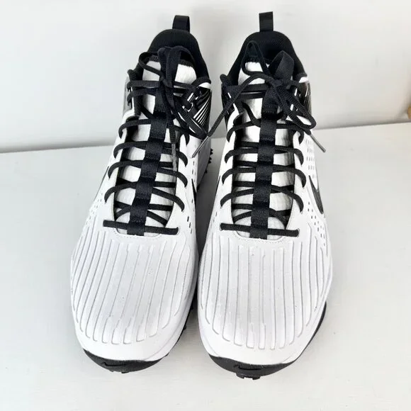 Men's 15 - NIKE Force Savage Pro 3 Shark Black White Football Cleats FJ8163-104